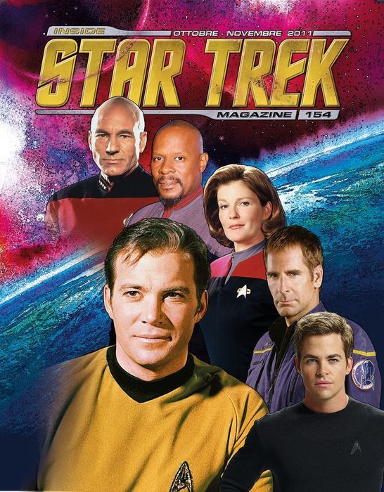 INSIDE STAR TREK magazine side cover Issue 154 October/November 2011