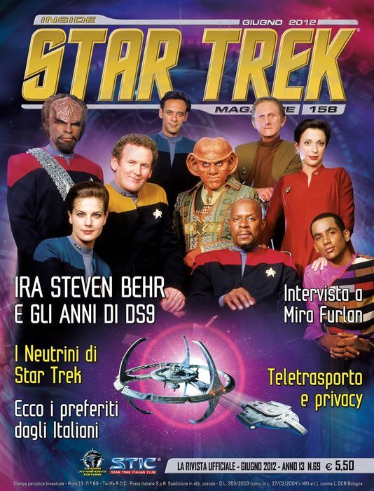 INSIDE STAR TREK magazine side cover Issue 158 June/July 2012