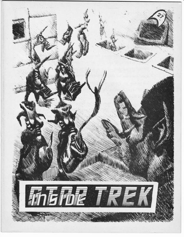 INSIDE STAR TREK magazine side cover Issue 27  