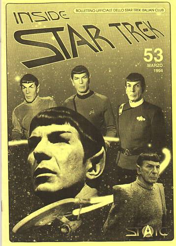 INSIDE STAR TREK magazine side cover Issue 53 March 1994