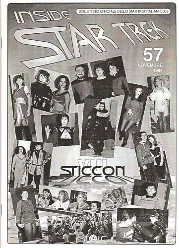 INSIDE STAR TREK magazine side cover Issue 57 November 1994
