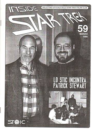 INSIDE STAR TREK magazine side cover Issue 59 March 1995