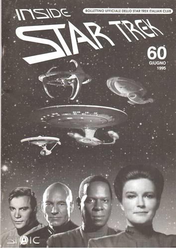 INSIDE STAR TREK magazine side cover Issue 60 June 1995