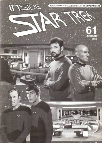 INSIDE STAR TREK magazine side cover Issue 61 August 1995