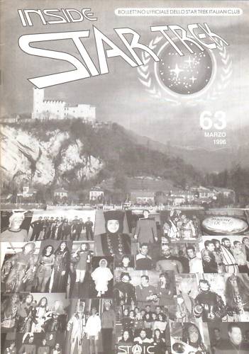 INSIDE STAR TREK magazine side cover Issue 63 March 1996