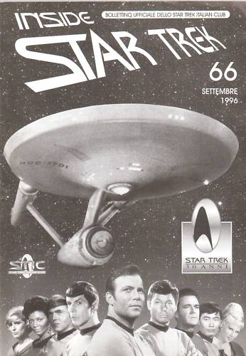 INSIDE STAR TREK magazine side cover Issue 66 September 1996