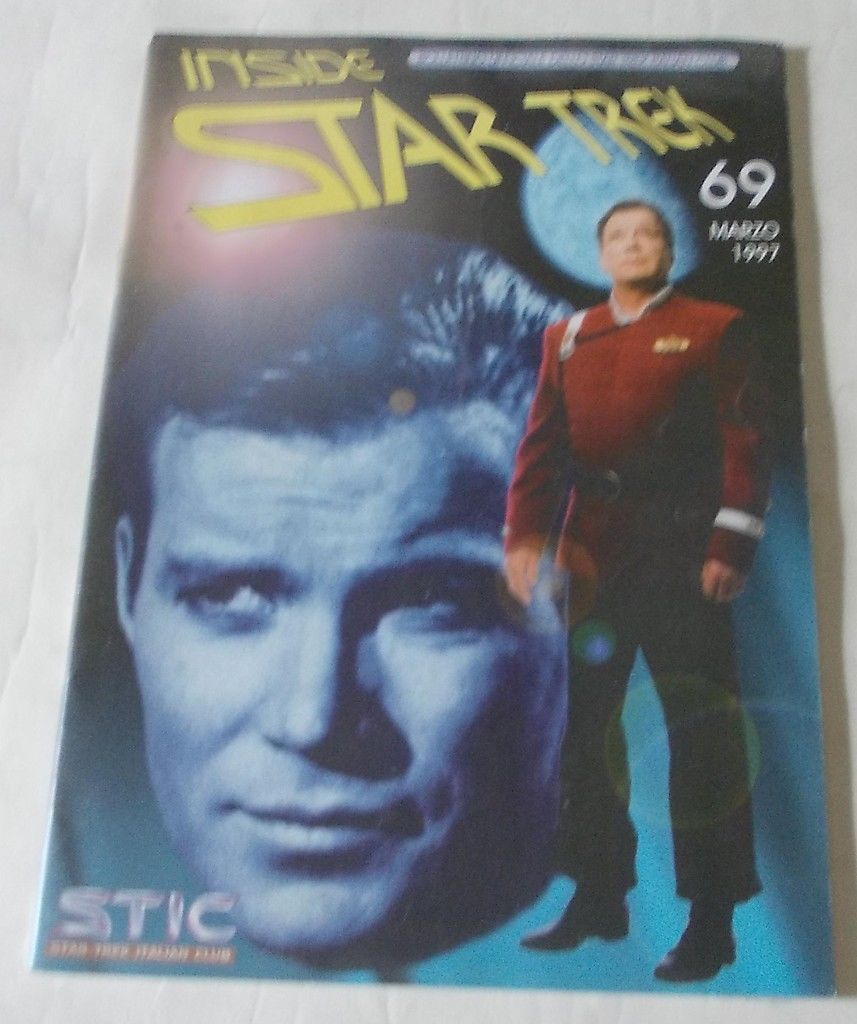 INSIDE STAR TREK magazine side cover Issue 69 March 1997