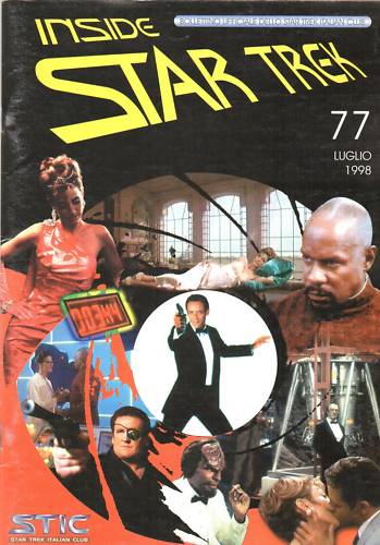 INSIDE STAR TREK magazine side cover Issue 77 July 1998
