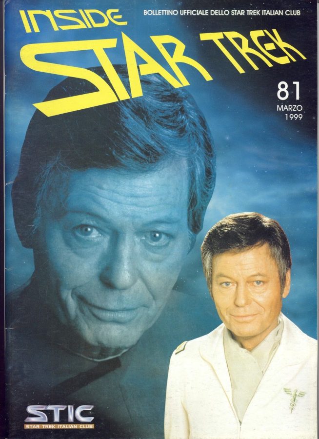 INSIDE STAR TREK magazine side cover Issue 81 March 1999