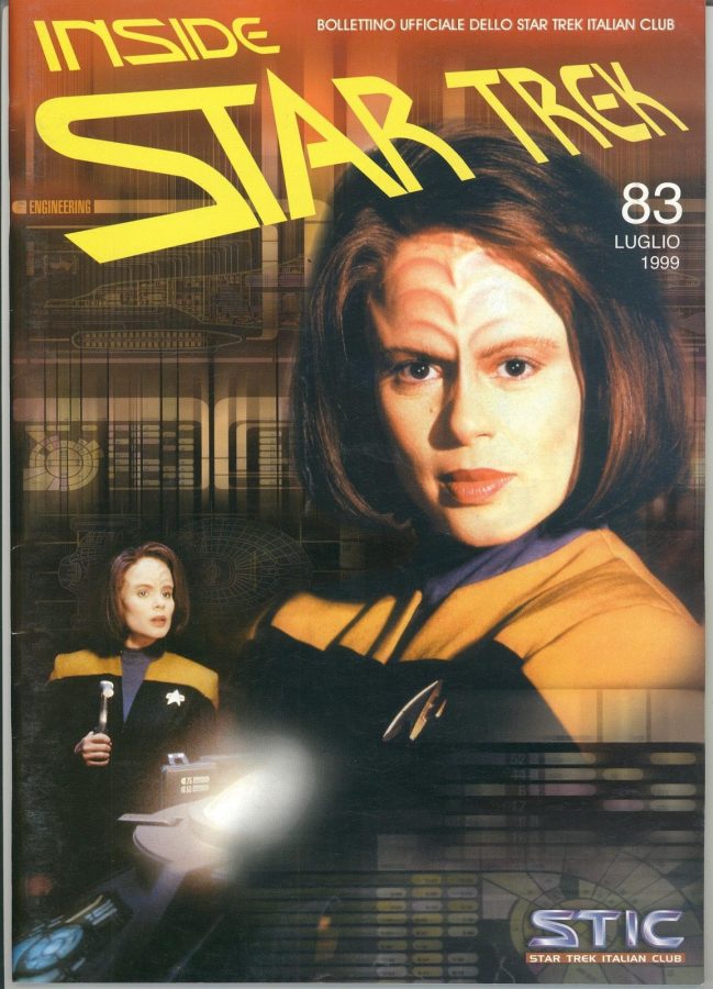 INSIDE STAR TREK magazine side cover Issue 83 July 1999