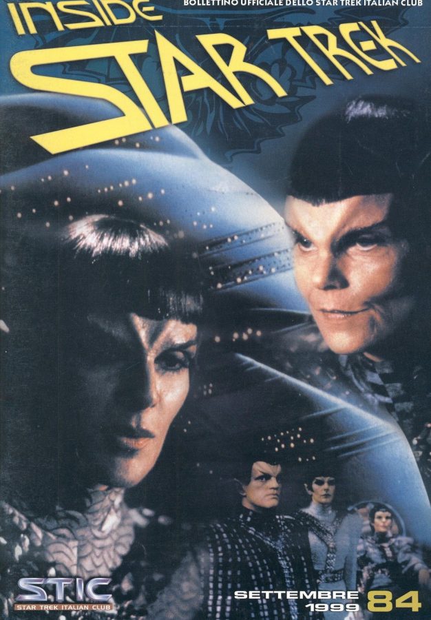INSIDE STAR TREK magazine side cover Issue 84 September 1999