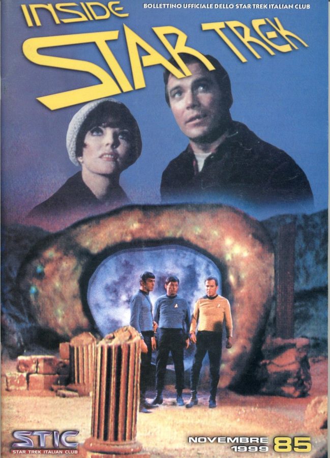 INSIDE STAR TREK magazine side cover Issue 85 November 1999