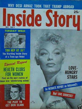 INSIDE STORY magazine side cover May 1960