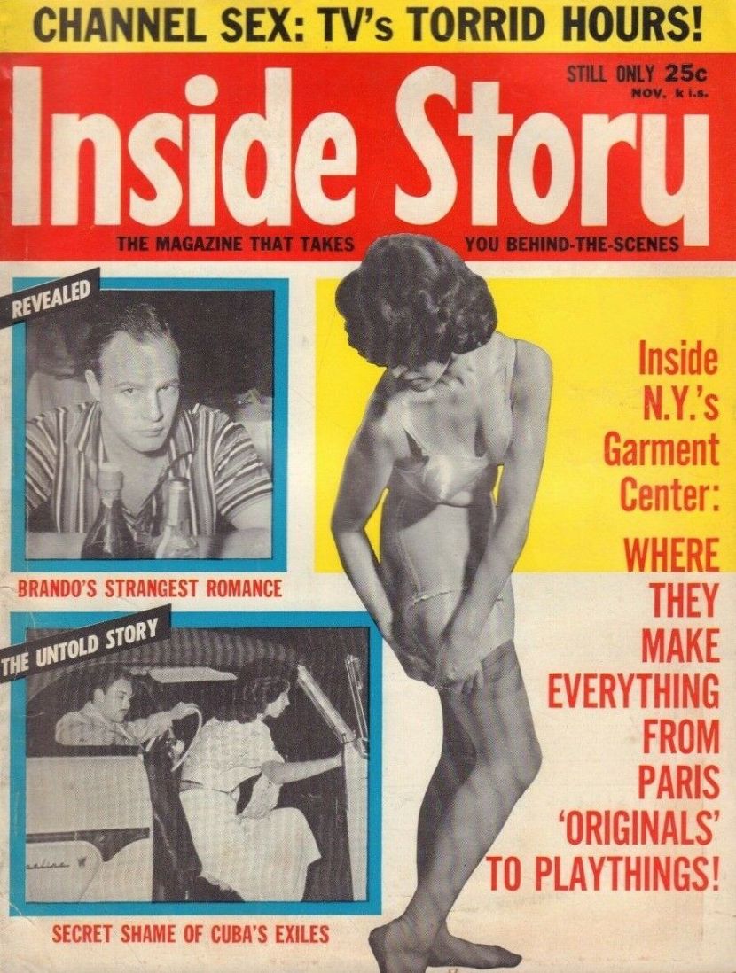 INSIDE STORY magazine side cover November 1961
