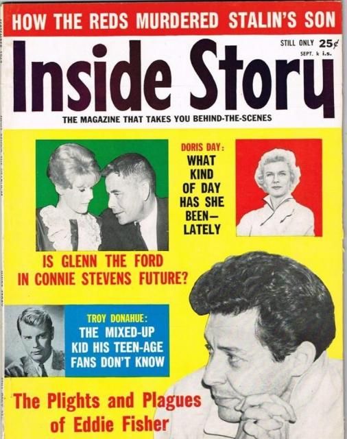 INSIDE STORY magazine side cover September 1962