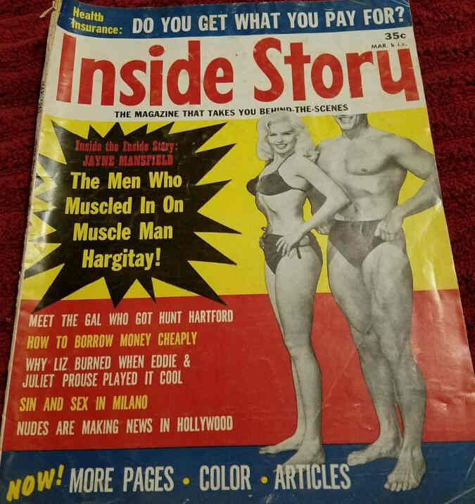 INSIDE STORY magazine side cover March 1963