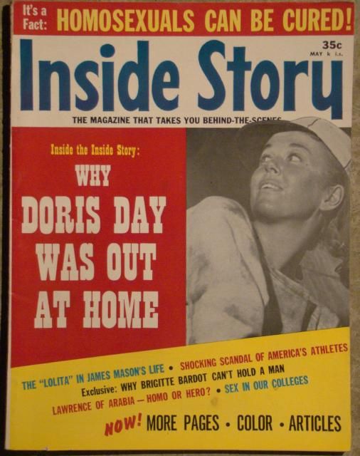 INSIDE STORY magazine side cover May 1963