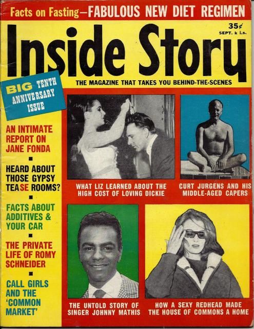 INSIDE STORY magazine side cover September 1963