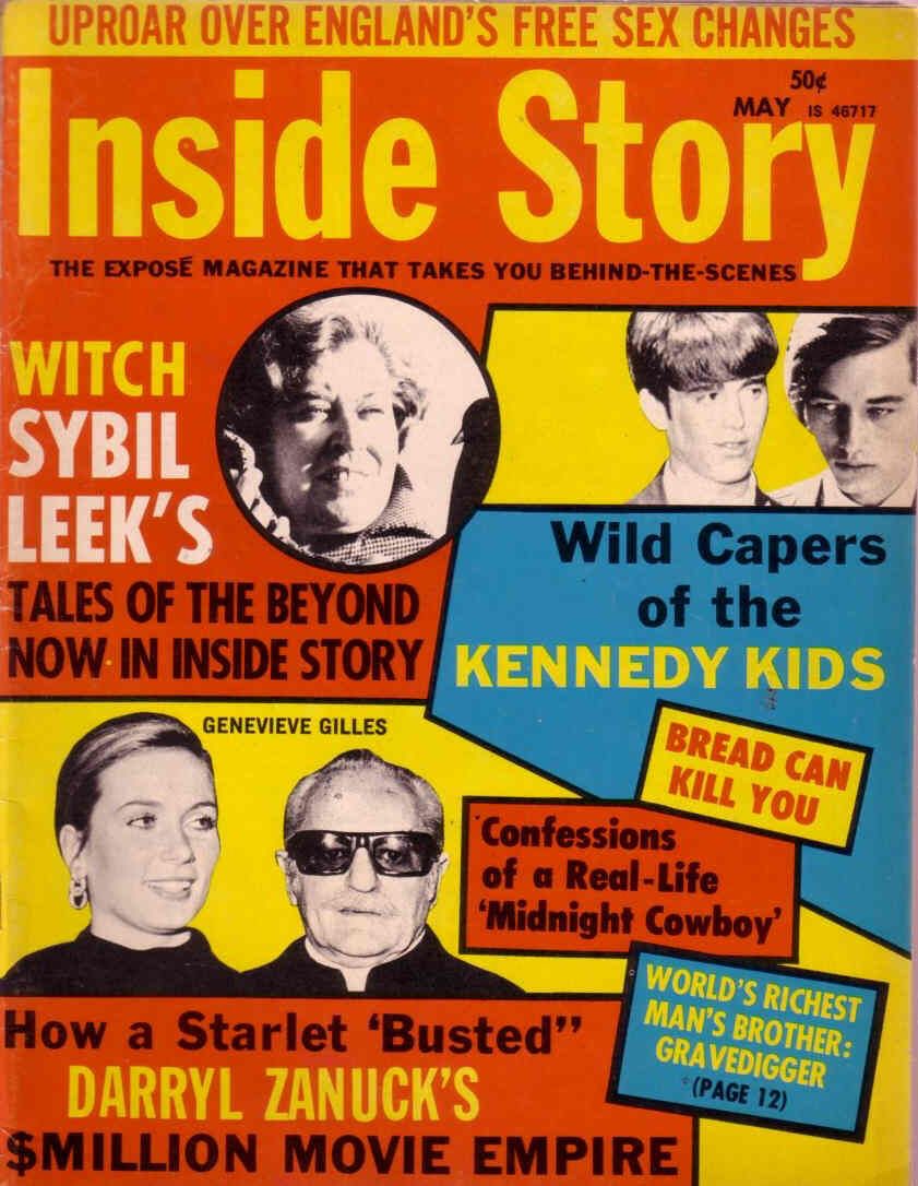 INSIDE STORY magazine side cover May 1971