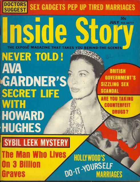 INSIDE STORY magazine side cover July 1971