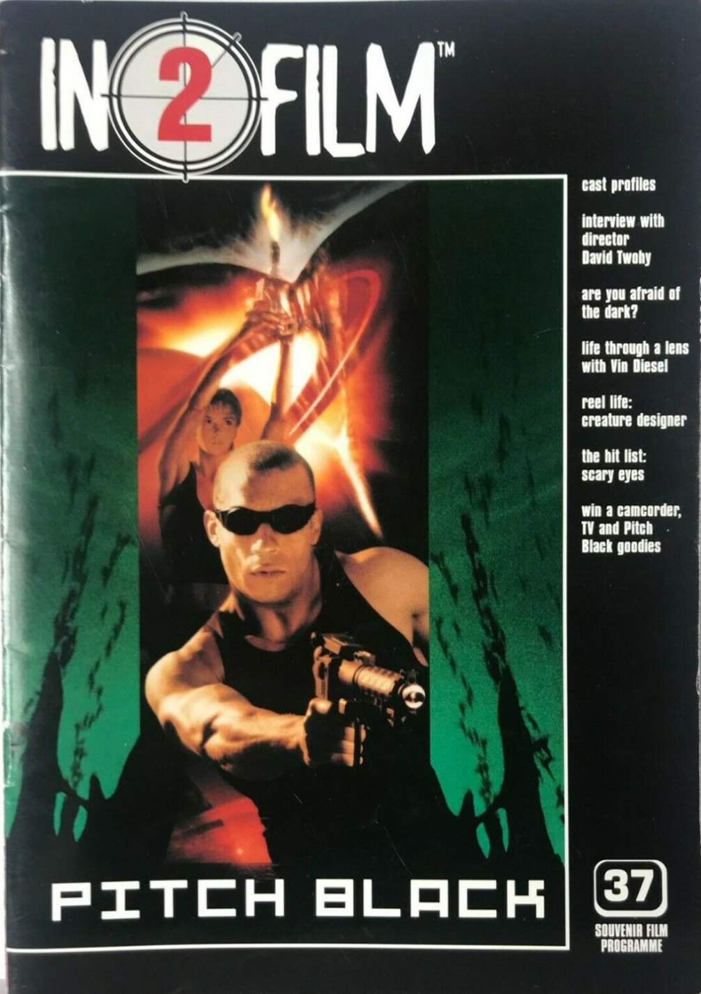 INSIDE FILM magazine side cover Issue 37   
