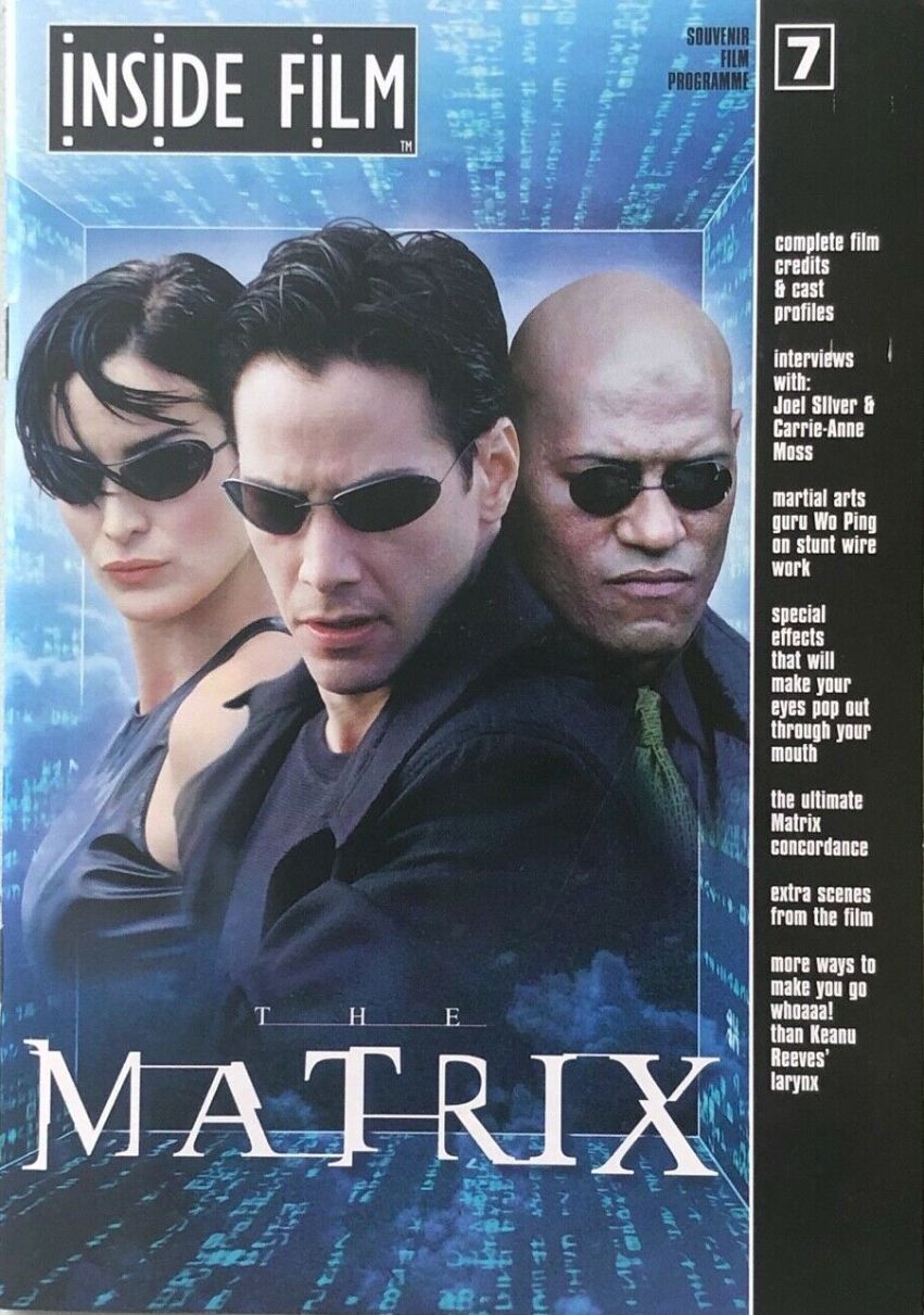 INSIDE FILM magazine side cover Issue 7   1998