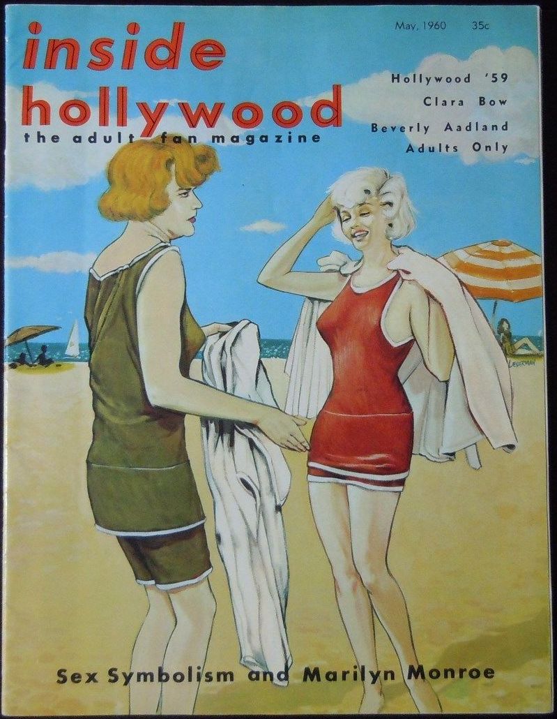 INSIDE HOLLYWOOD (1960) magazine side cover Issue 1 May 1960