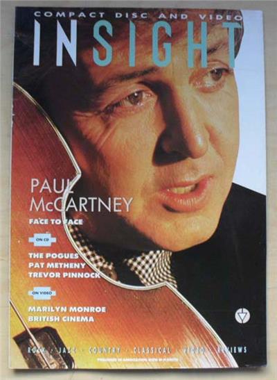 INSIGHT (WH SMITH) magazine side cover  1988
