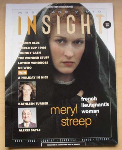 INSIGHT (WH SMITH) magazine side cover  1988