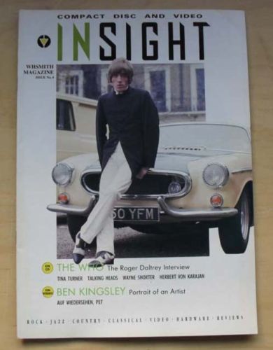 INSIGHT (WH SMITH) magazine side cover  1988
