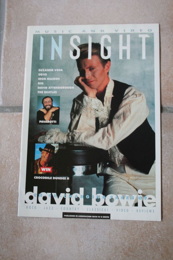 INSIGHT (WH SMITH) magazine side cover  1990