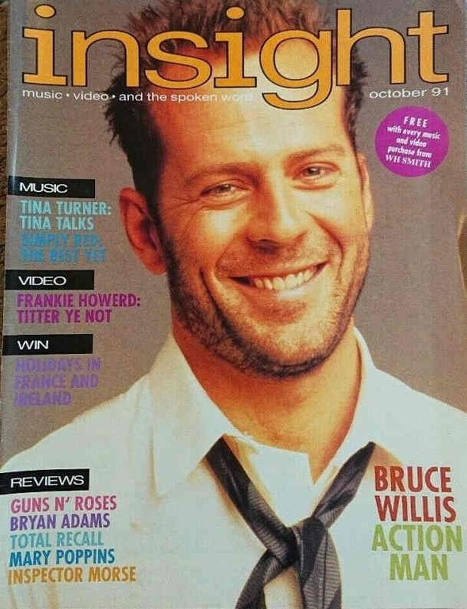 INSIGHT (WH SMITH) magazine side cover  October 1991