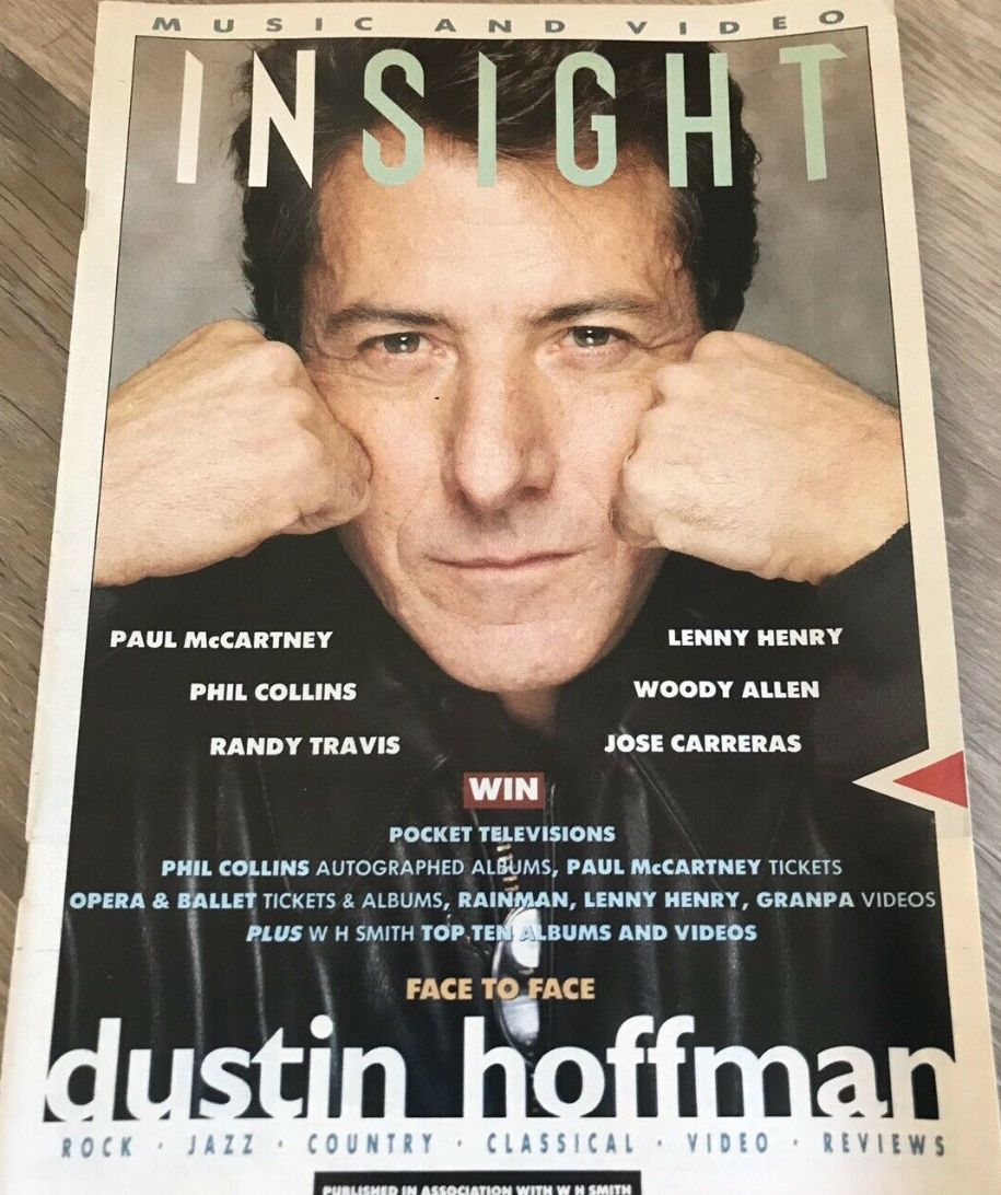 INSIGHT (WH SMITH) magazine side cover  December 1989