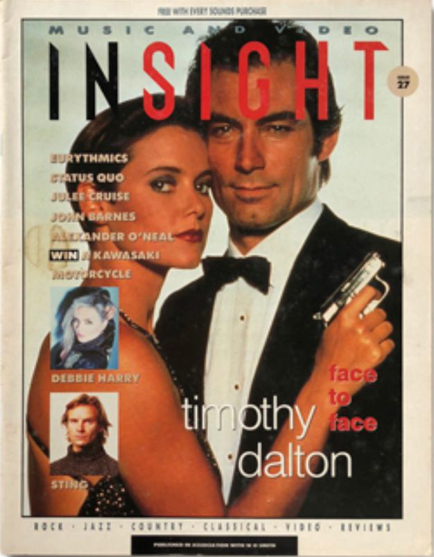 INSIGHT (WH SMITH) magazine side cover Issue 27   1990
