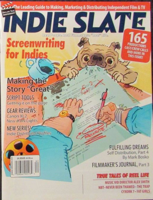 INDIE SLATE magazine side cover Issue 40   2005