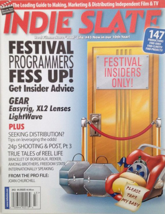 INDIE SLATE magazine side cover Issue 43   2005