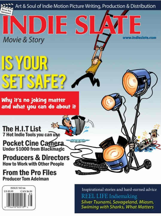 INDIE SLATE magazine side cover Issue 66 Spring 2015