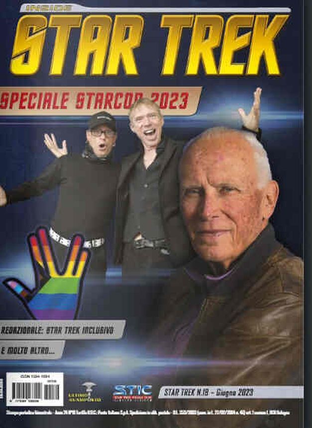 INSIDE STAR TREK magazine side cover Issue 217  June 2023