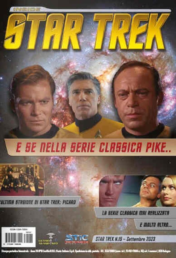 INSIDE STAR TREK magazine side cover Issue 218  September 2023