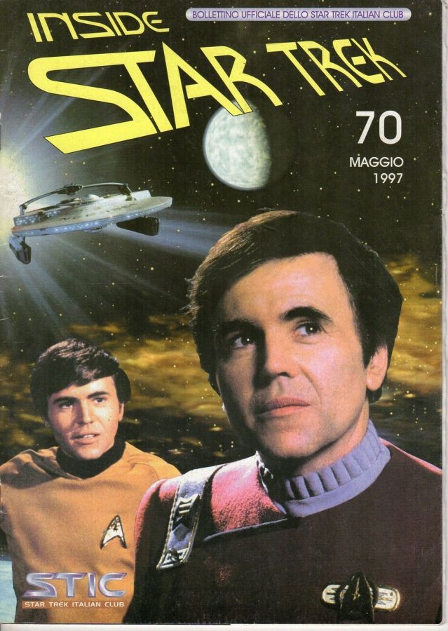 INSIDE STAR TREK magazine side cover Issue 70 May 1997