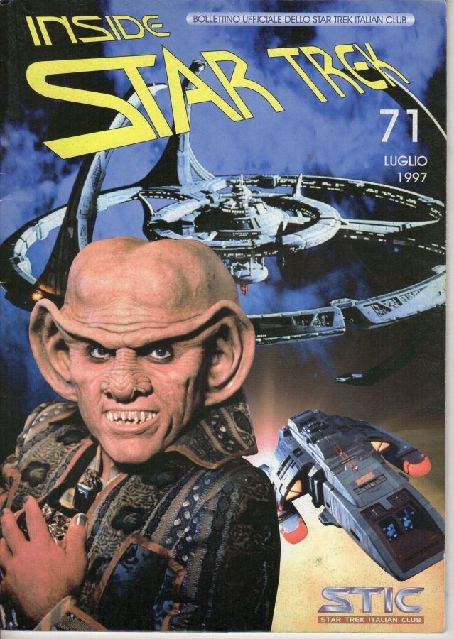 INSIDE STAR TREK magazine side cover Issue 71 July 1997