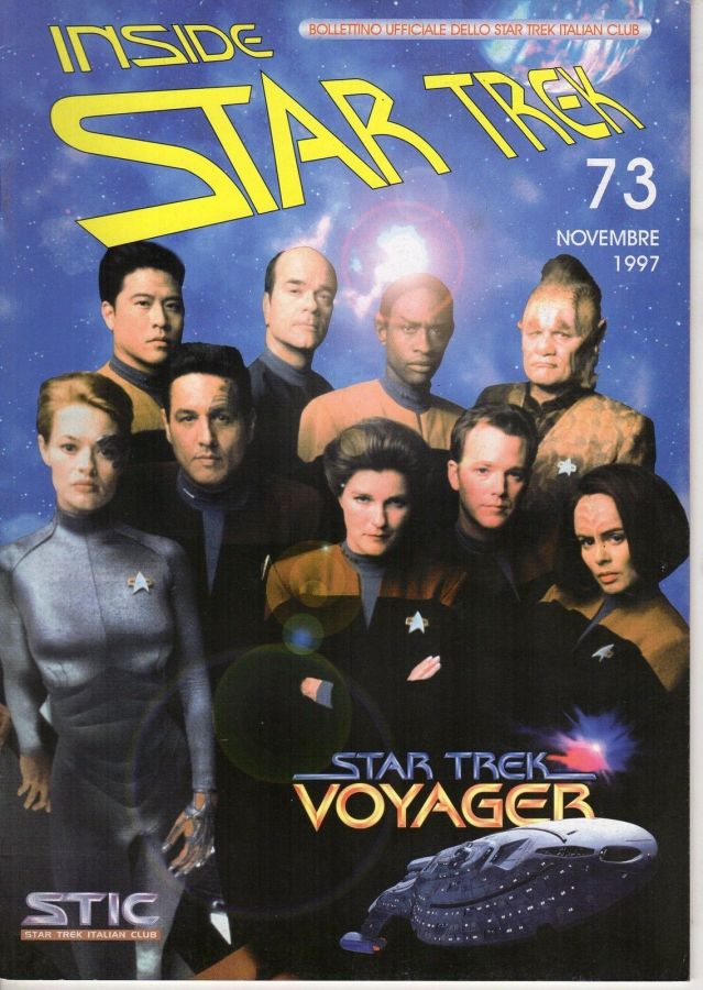 INSIDE STAR TREK magazine side cover Issue 73 November 1997