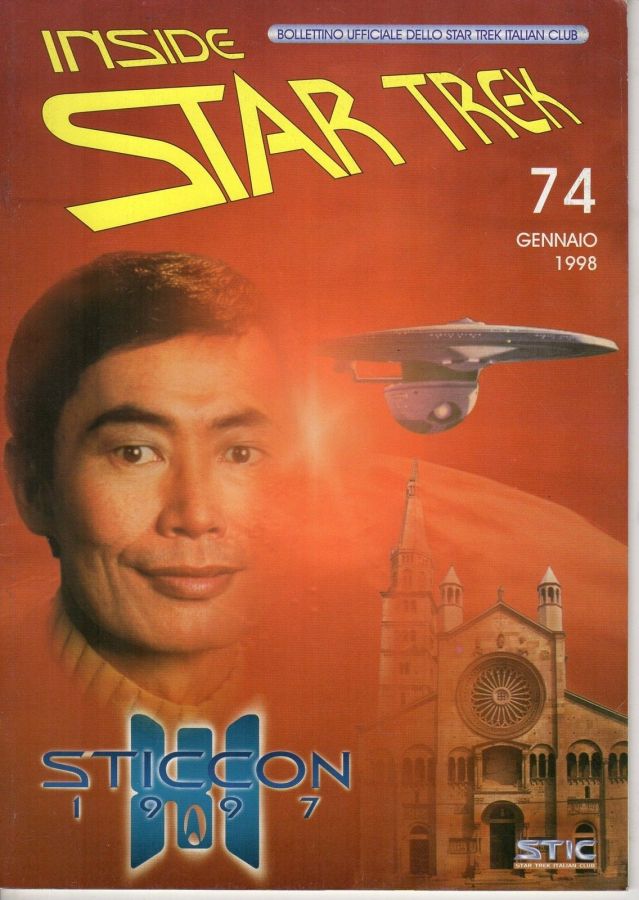 INSIDE STAR TREK magazine side cover Issue 74 January 1998