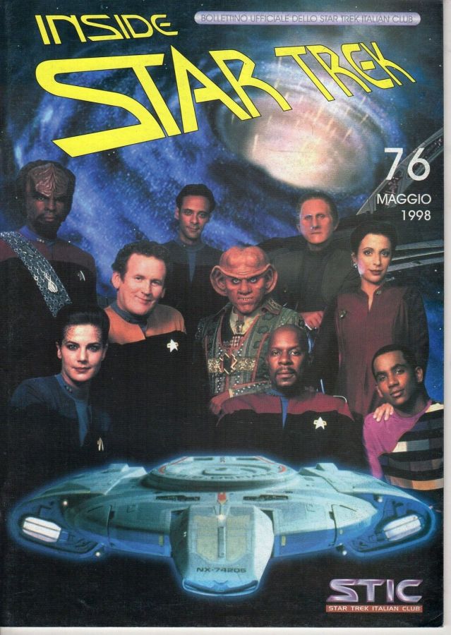 INSIDE STAR TREK magazine side cover Issue 76 May 1998