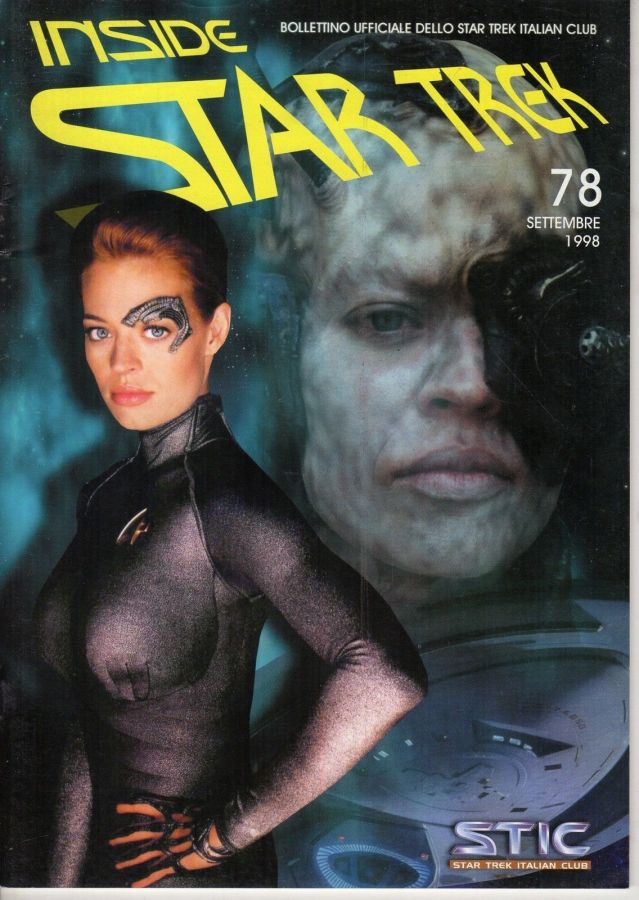 INSIDE STAR TREK magazine side cover Issue 78 September 1998