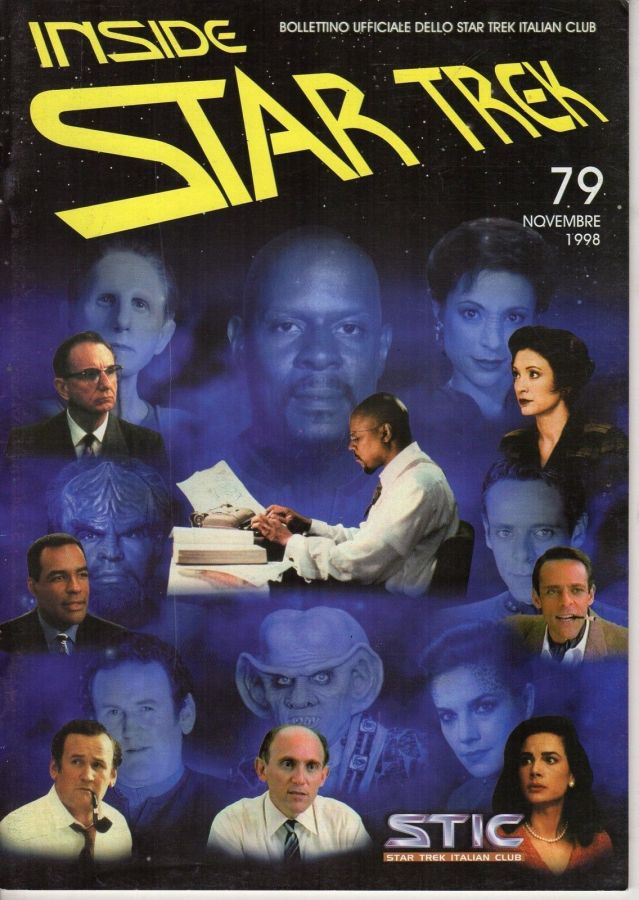 INSIDE STAR TREK magazine side cover Issue 79 November 1998