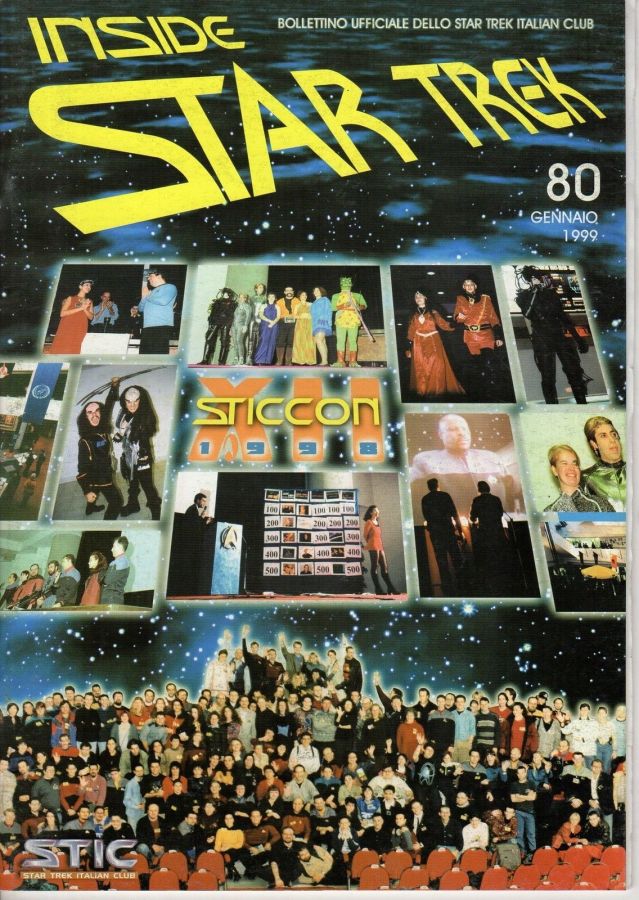 INSIDE STAR TREK magazine side cover Issue 80 January 1999
