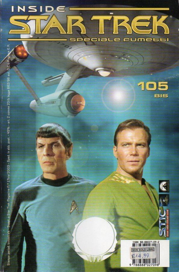 INSIDE STAR TREK magazine side cover Issue 105 May/June 2003