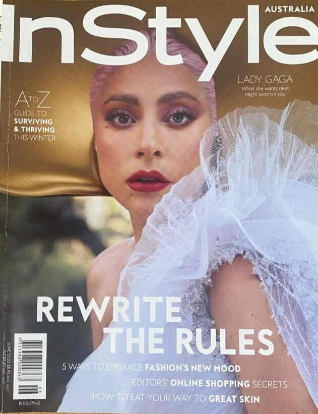 IN STYLE AU magazine side cover  June 2020