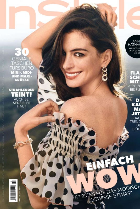 IN STYLE GERMANY magazine side cover  April 2019